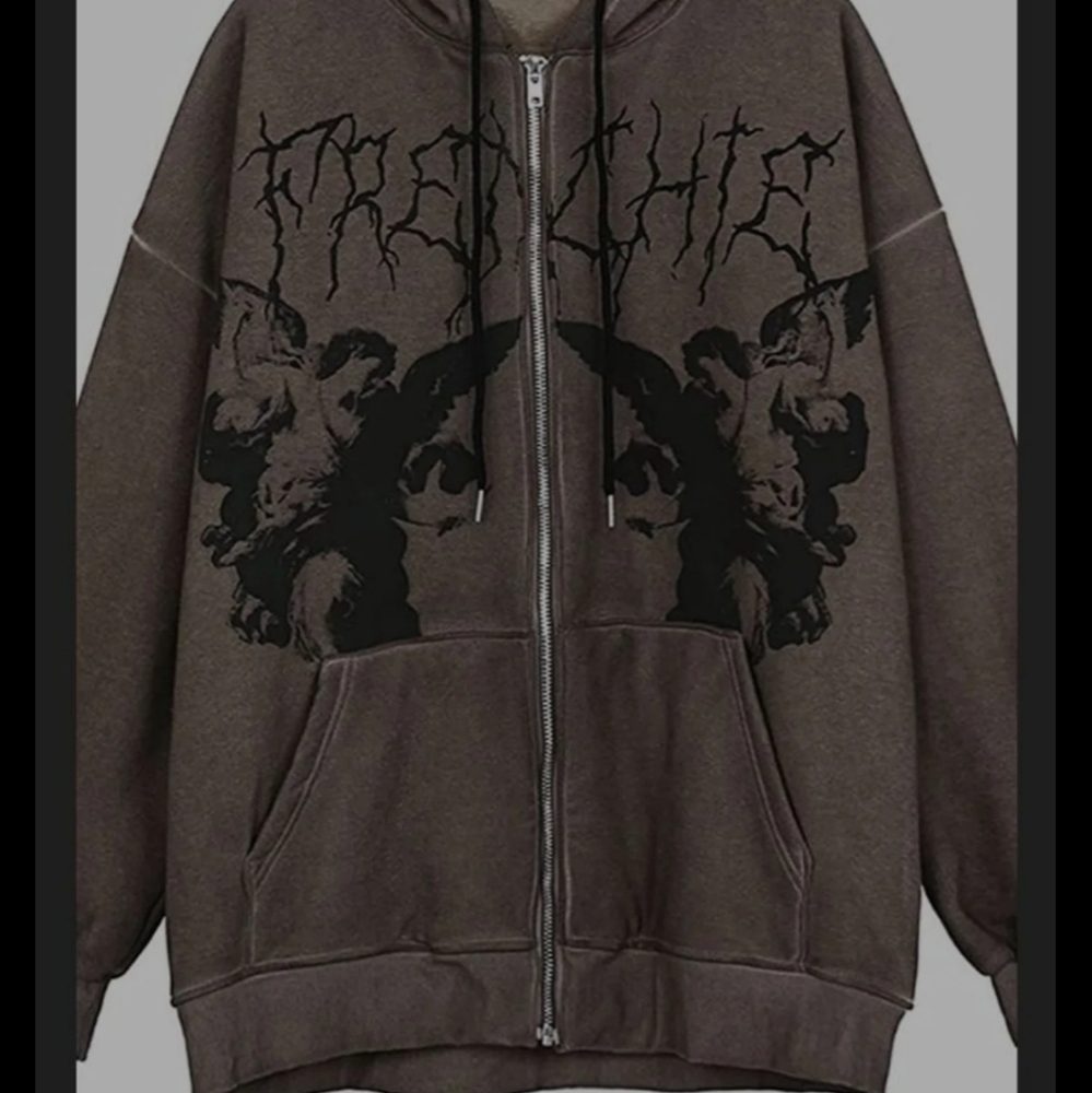 brown vintage y2k jacket